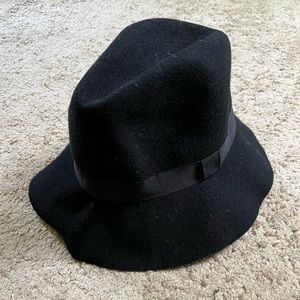 Black Felt Hat